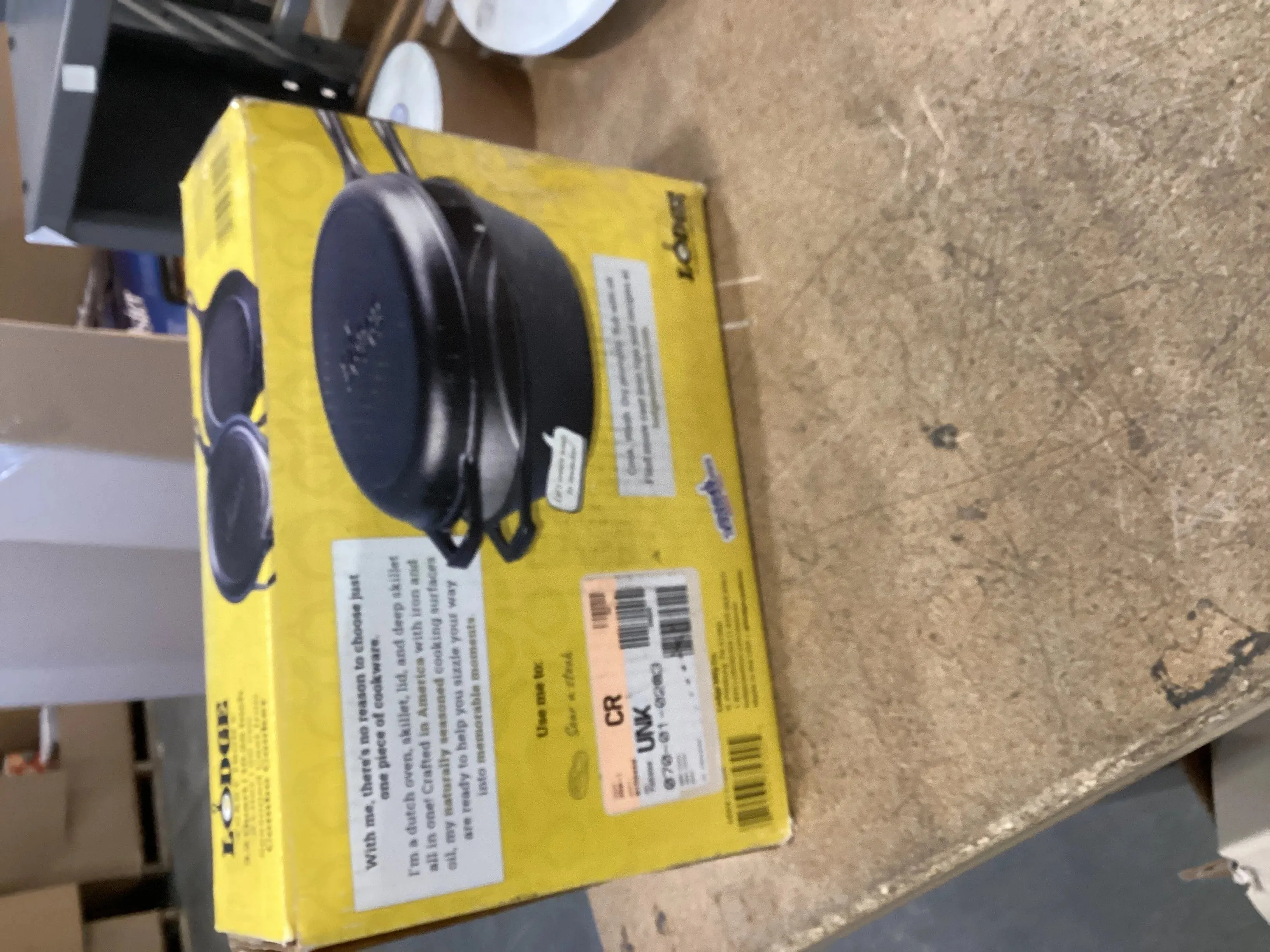 3.2qt Cast Iron Combo Cooker: Skillet & Frying Pan Set, 10.25" Diameter, Gas & Electric Compatible (See Description)