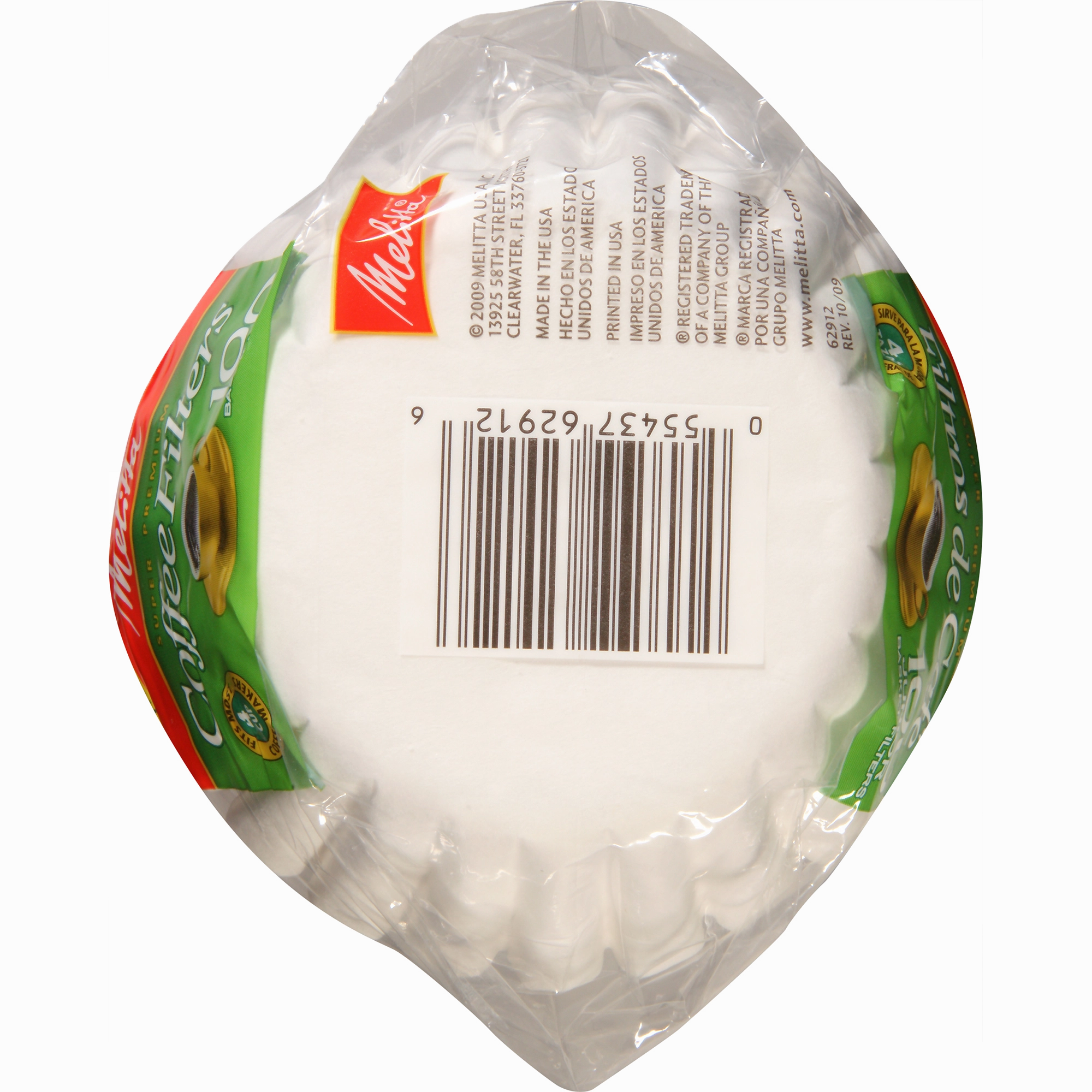 4-6 Cup Jr. Basket Filter Paper White - 100 Count