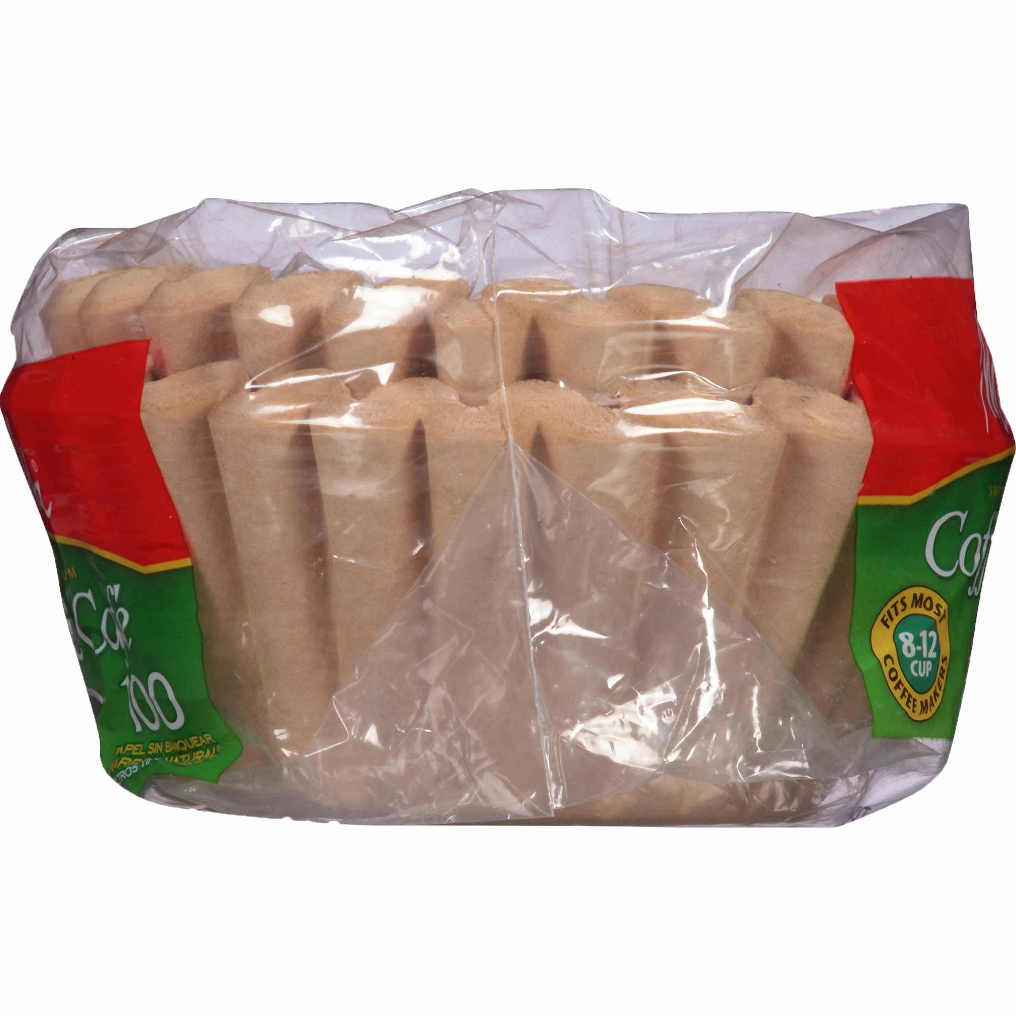8-12 Cup Basket Filter Paper Natural Brown - 100 Count