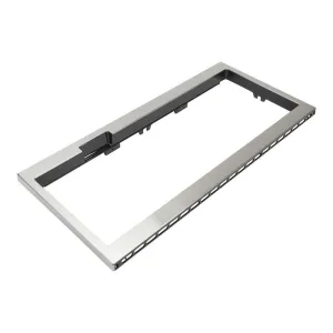 Amana W11451314 Built-In Low Profile Microwave Slim Trim Kit With Pocket Handle, Stainless Steel