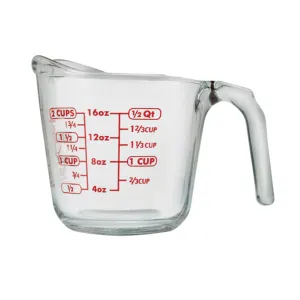 Anchor Hocking Glass Measuring Cup 2 Cup Size 16 oz Fire-King Glass Measuring Cup