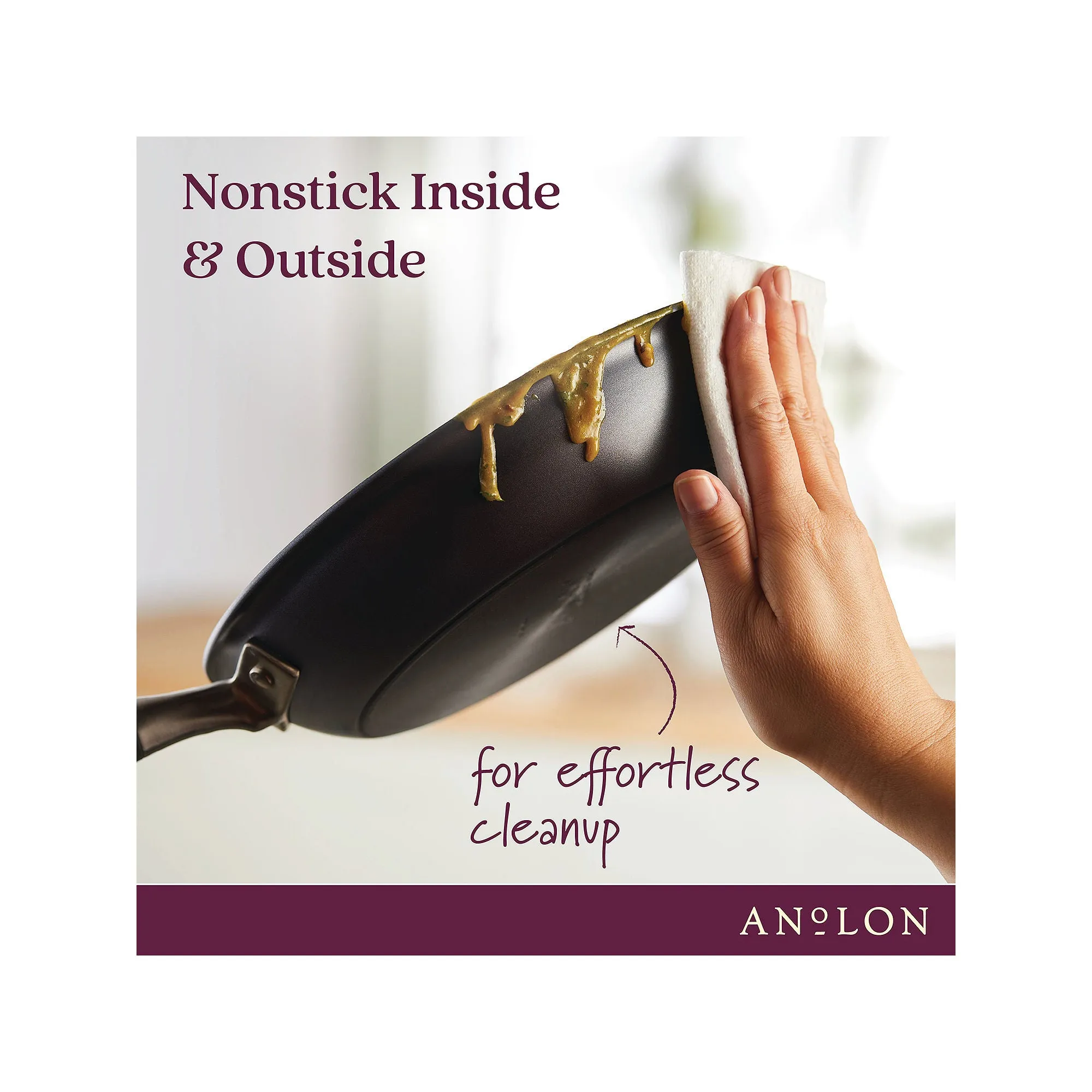 Anolon Advanced Home 10.25 Aluminum Non-Stick Skillet - MOONSTONE ONE SIZE