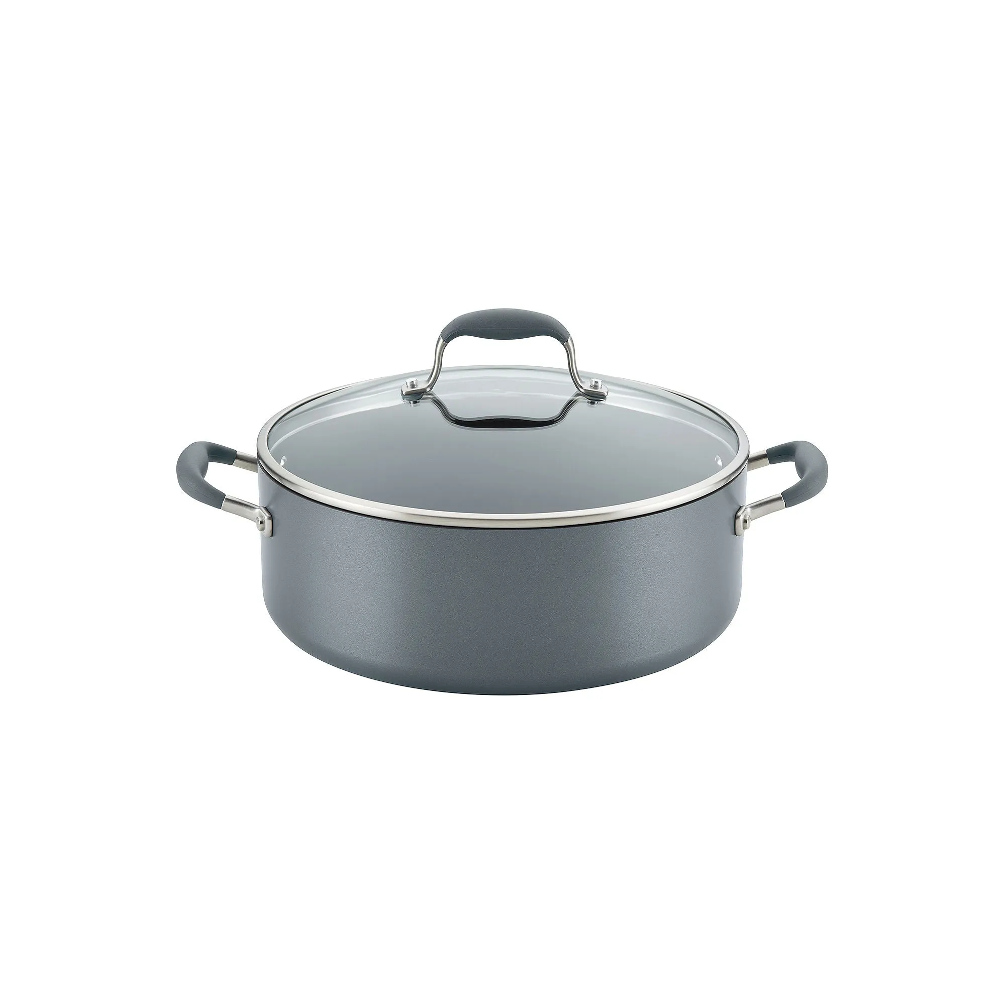 Anolon Advanced Home Hard Anodized 7.5-Qt. Wide Stockpot With Lid - MOONSTONE ONE SIZE