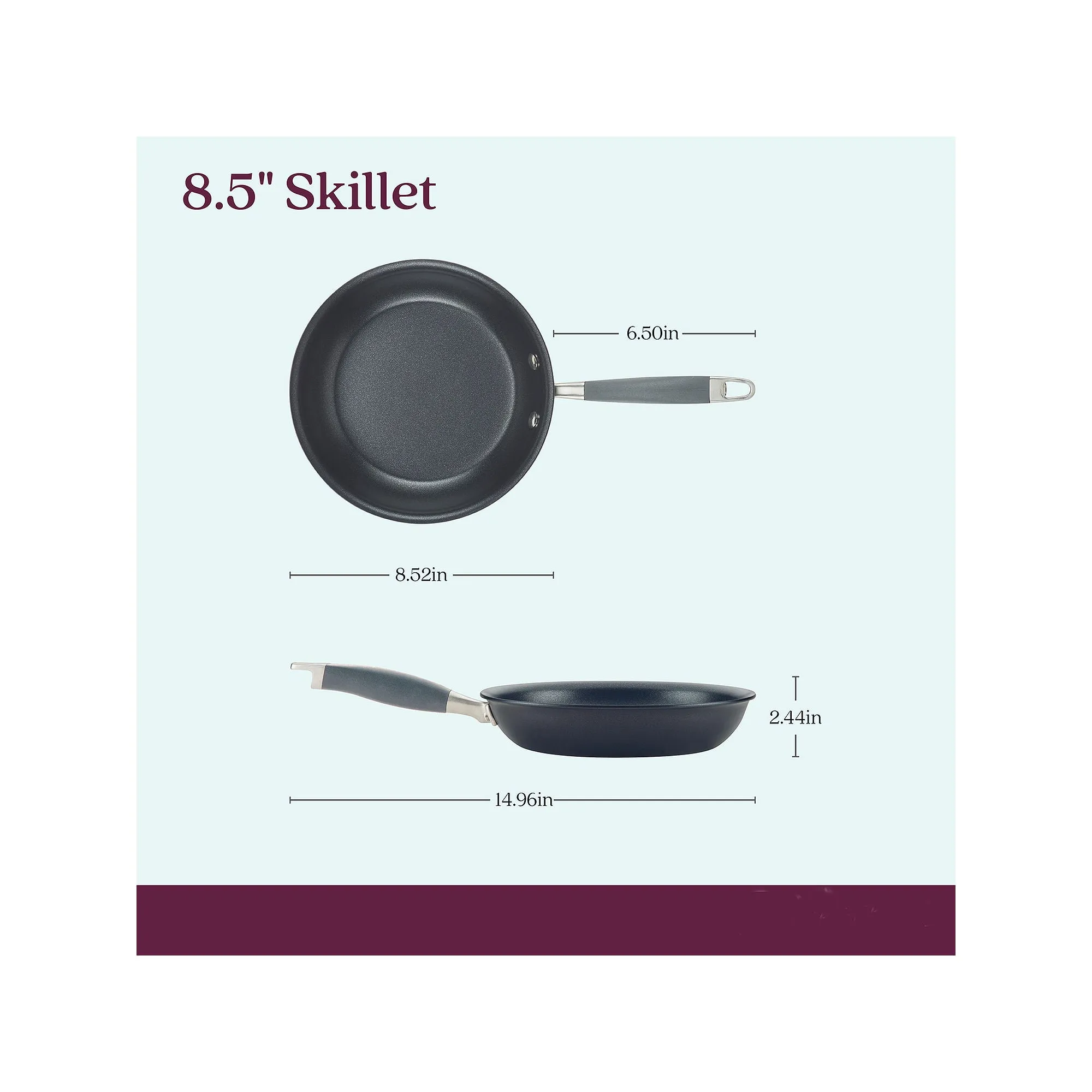 Anolon Advanced Home Hard Anodized 8.5" Skillet - MOONSTONE ONE SIZE