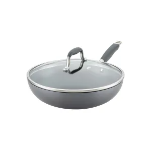 Anolon Advanced Home Ultimate 12" Frying Pan With Lid - MOONSTONE ONE SIZE