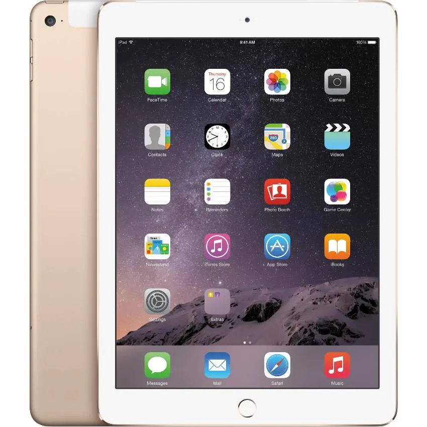 Apple iPad Air 2 16GB Gold Cellular MH2W2LL/A