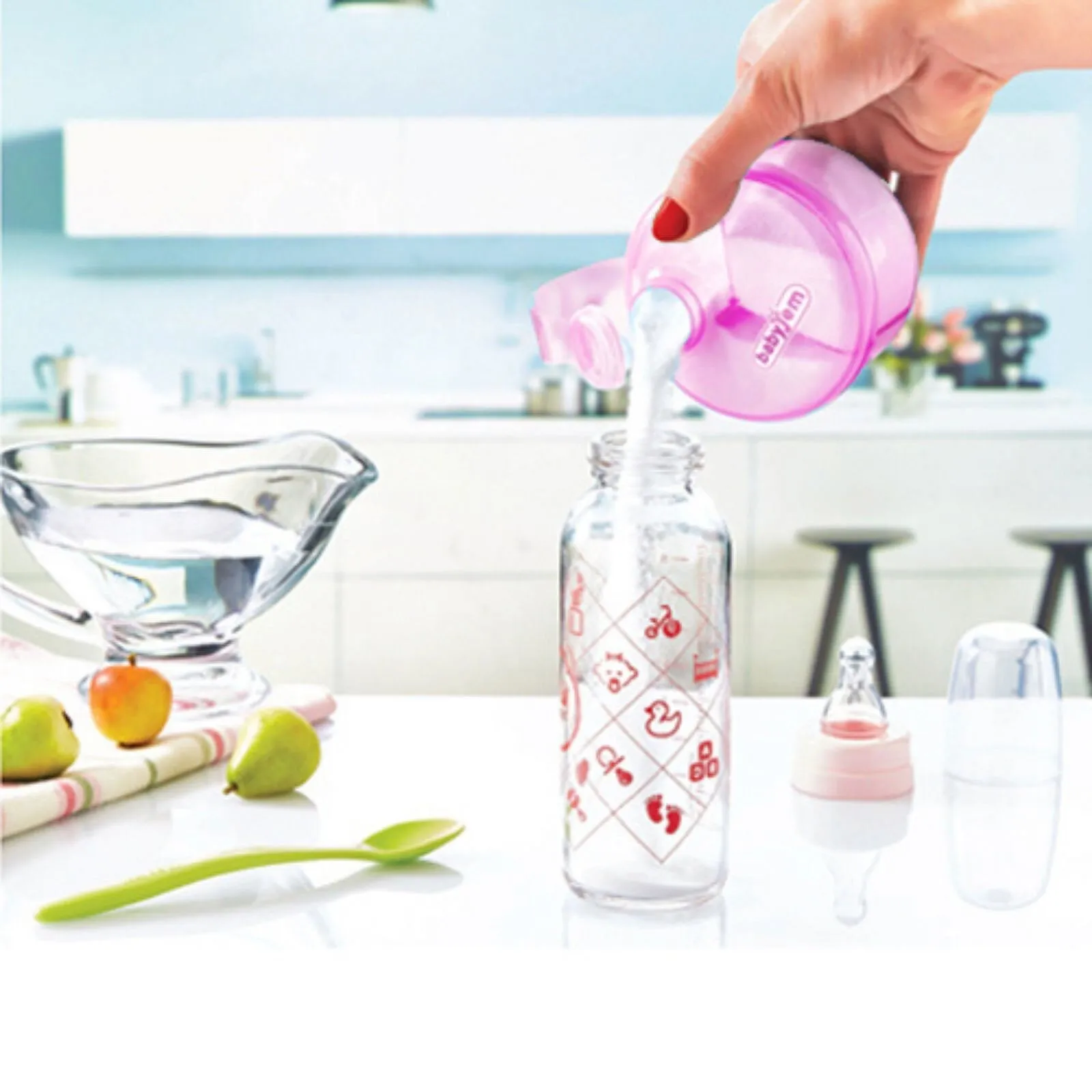 Babyjem Formula Dispenser - Pink