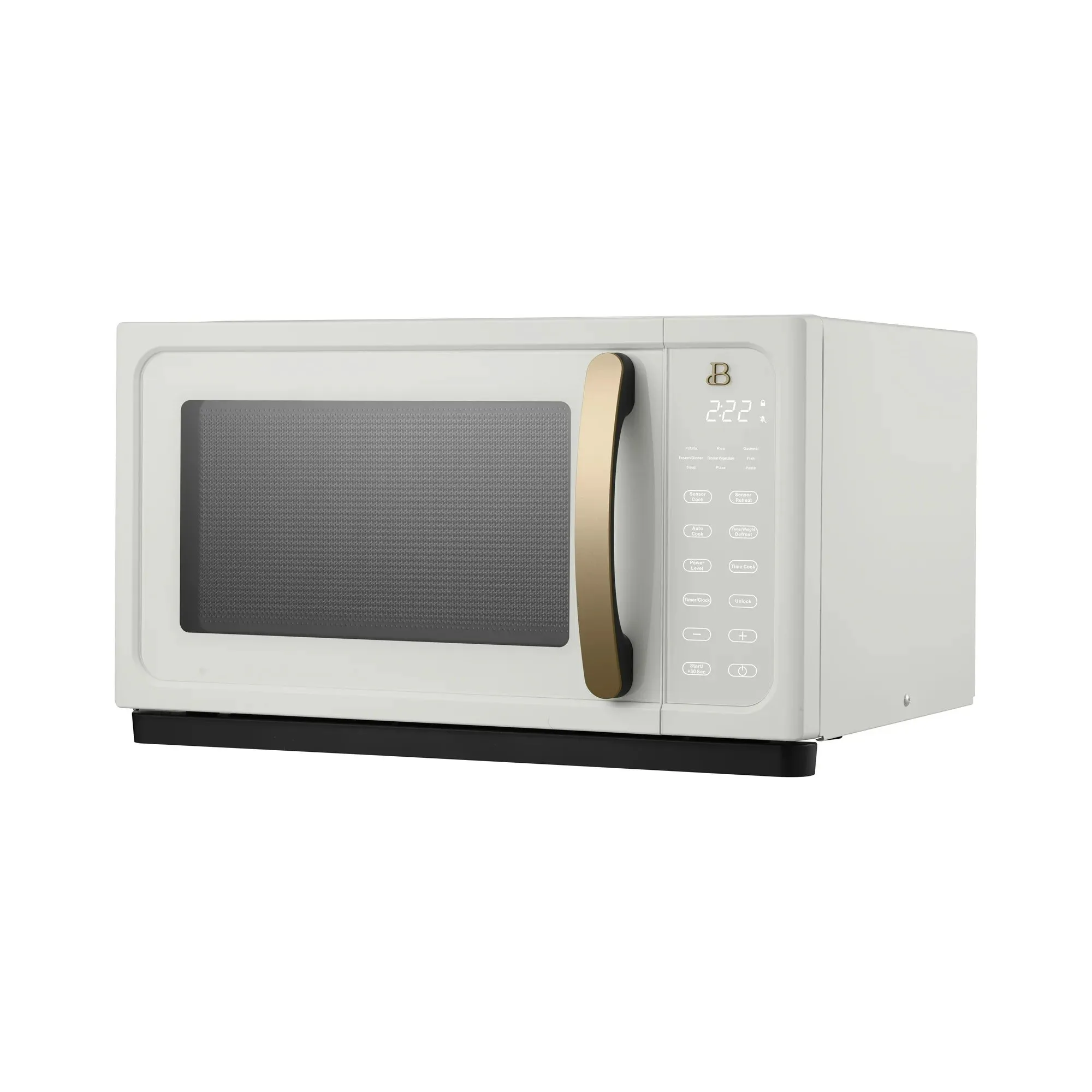 Beautiful BFCMS811WEST10 1.1 Cu ft 1000 Watt Sensor Microwave Oven White Icing by Drew Barrymore