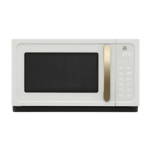 Beautiful BFCMS811WEST10 1.1 Cu ft 1000 Watt Sensor Microwave Oven White Icing by Drew Barrymore