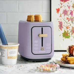 Beautiful by Drew Barrymore 19311 2 Slice Touchscreen Toaster, Lavender
