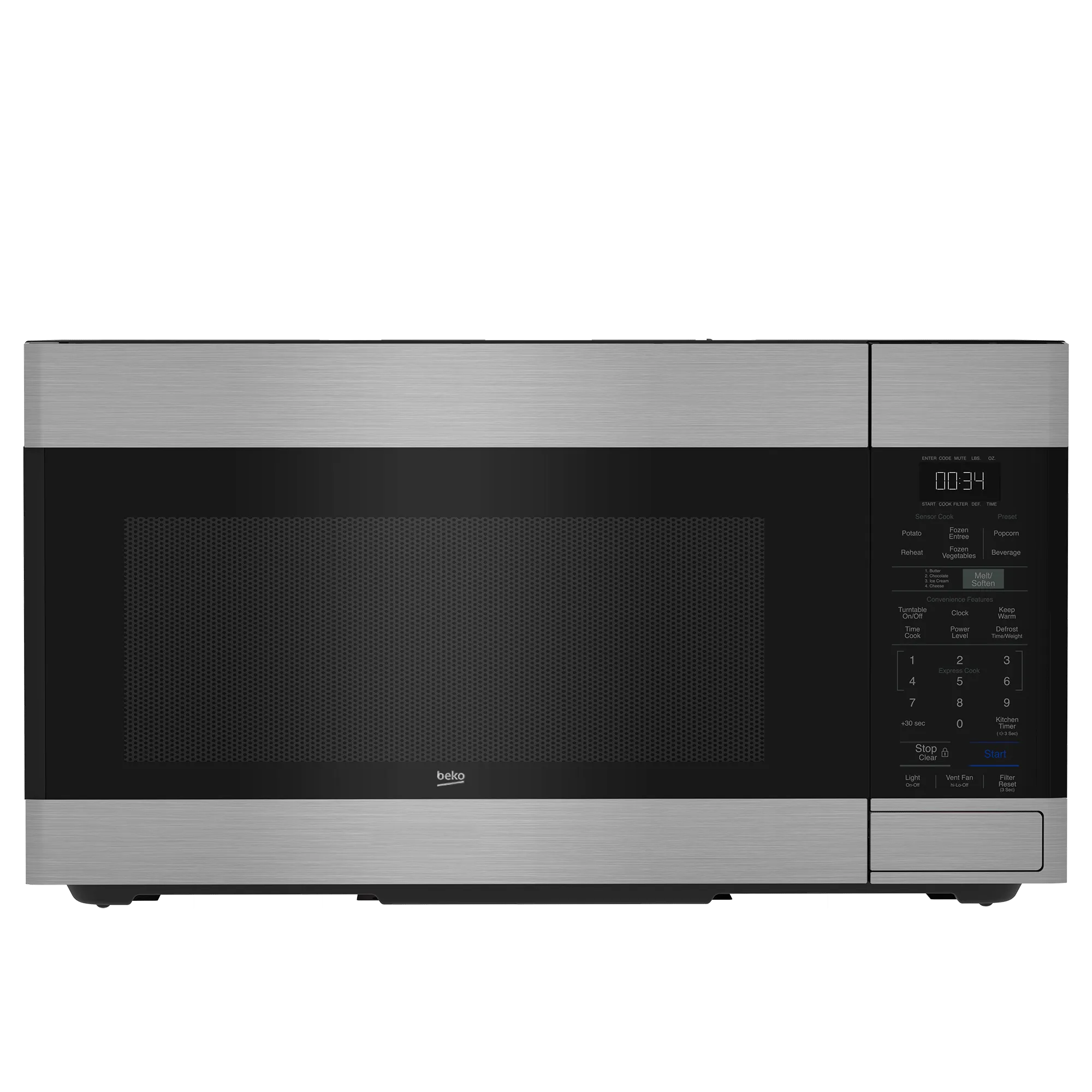 Beko MWOTR30102SS Built-In Microwave (950 W, 44 L)