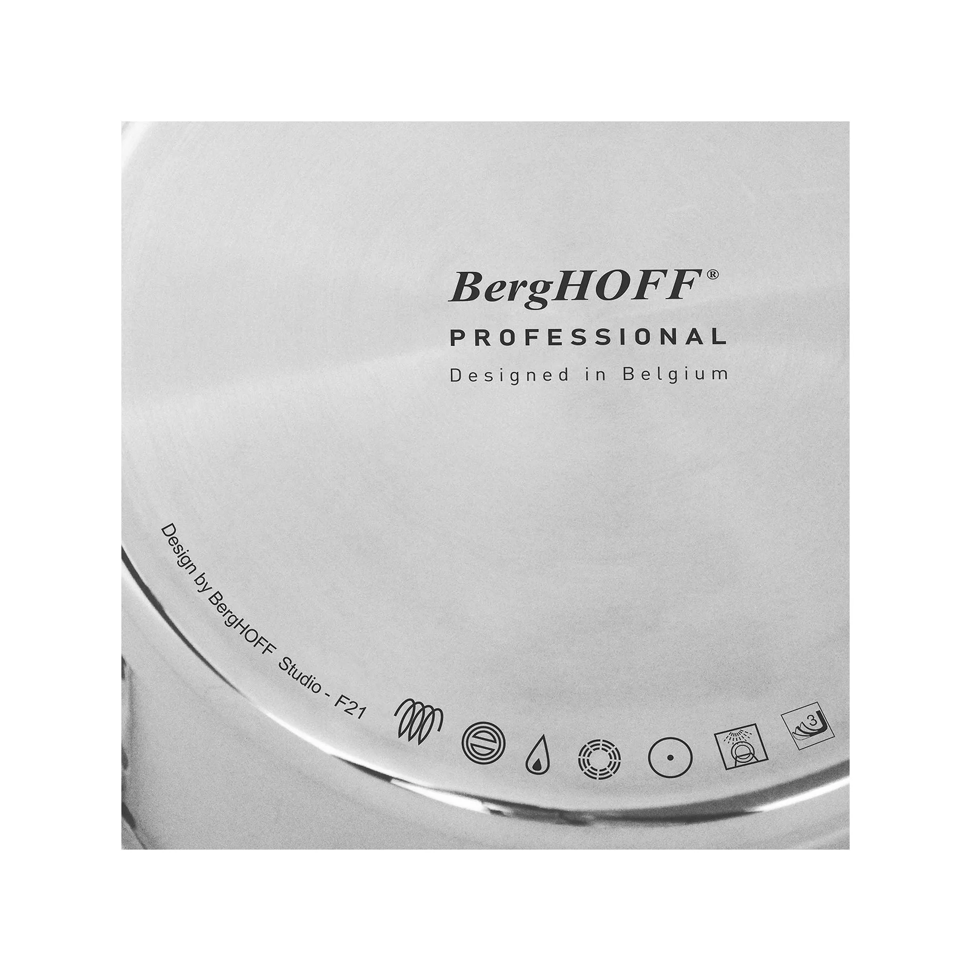 Berghoff 18/10 Stainless Steel Tri-Ply 3.3-Qt. Sauce Pan With Lid - SILVER ONE SIZE