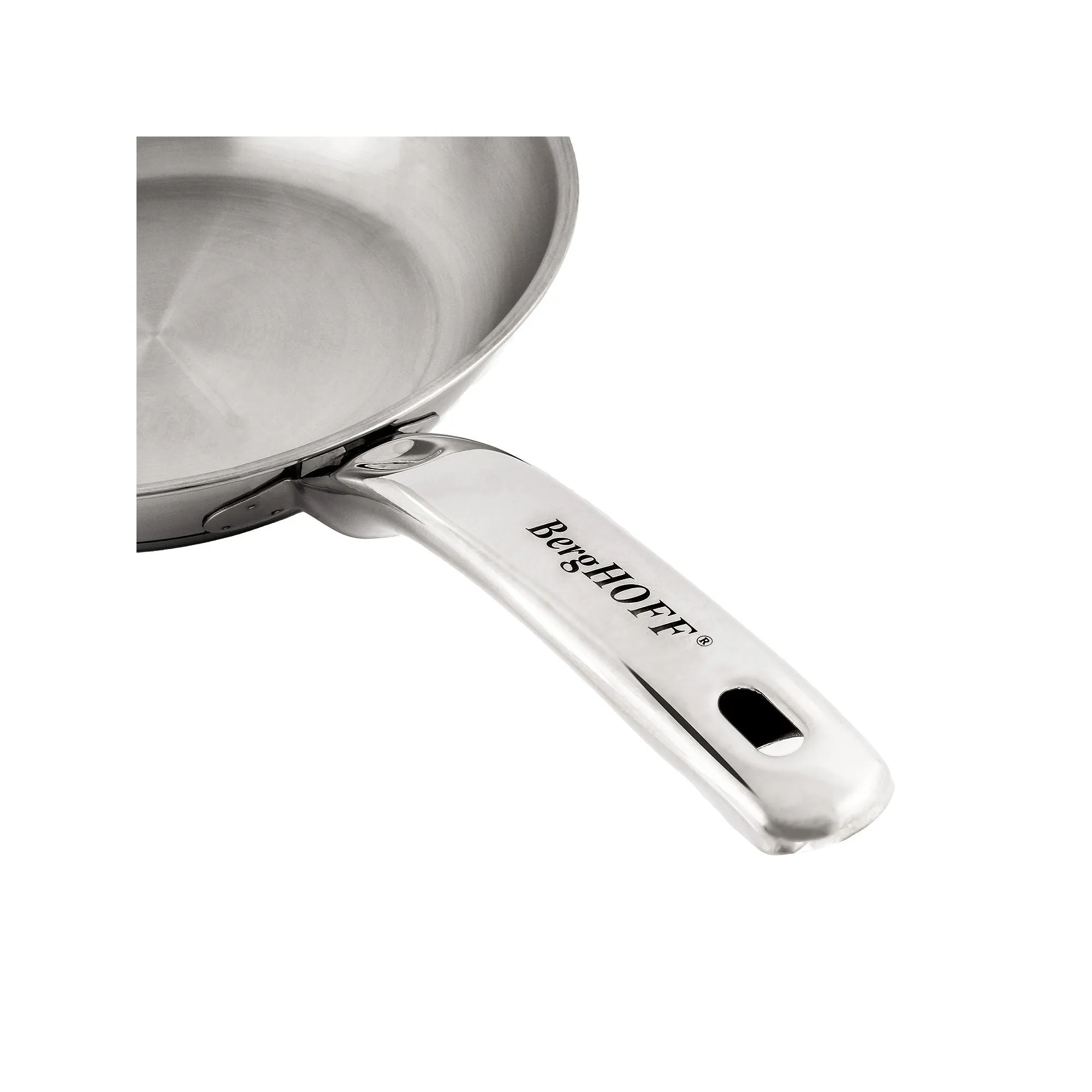 Berghoff Belly 18/10 Stainless Steel 9.5" Frying Pan - STAINLESS STEEL ONE SIZE