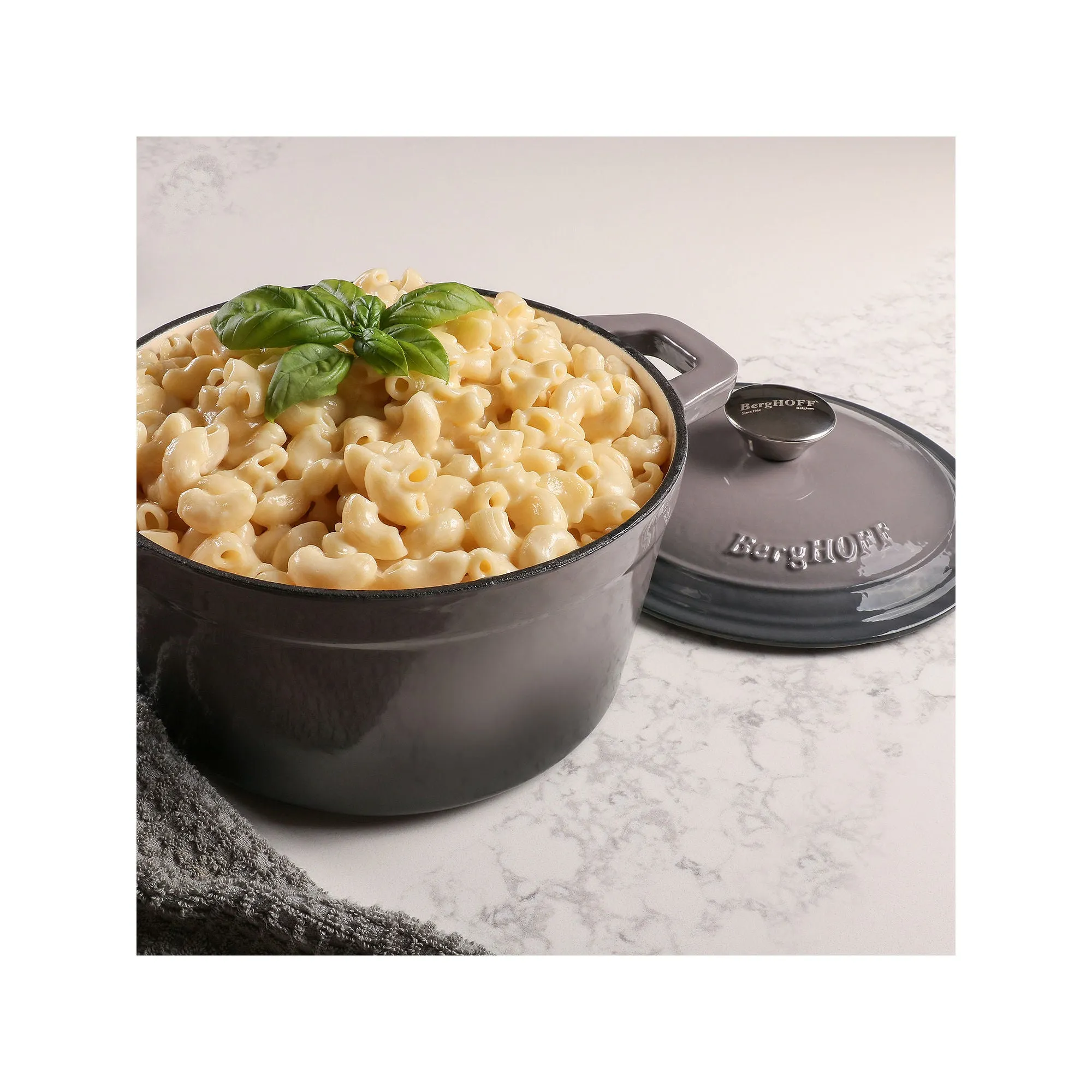 Berghoff Neo Cast Iron 3-Qt. Dutch Oven - GREY ONE SIZE