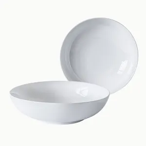 Better Homes & Gardens BH1903609923S2 Set of Two Large Porcelain Pasta Serve Bowls - Dishwasher, Microwave, Oven Safe