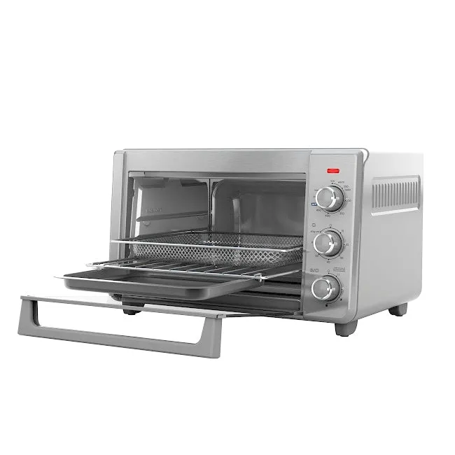 BLACK&DECKER TO3217SS Crisp 'N Bake Air Fry Toaster Oven Silver