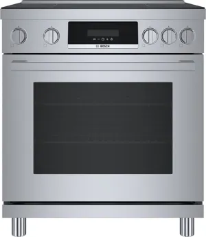 Bosch Stainless Steel 30" Industrial-Style Electric Induction Range (3.9 cu. ft.) - HIS8055C