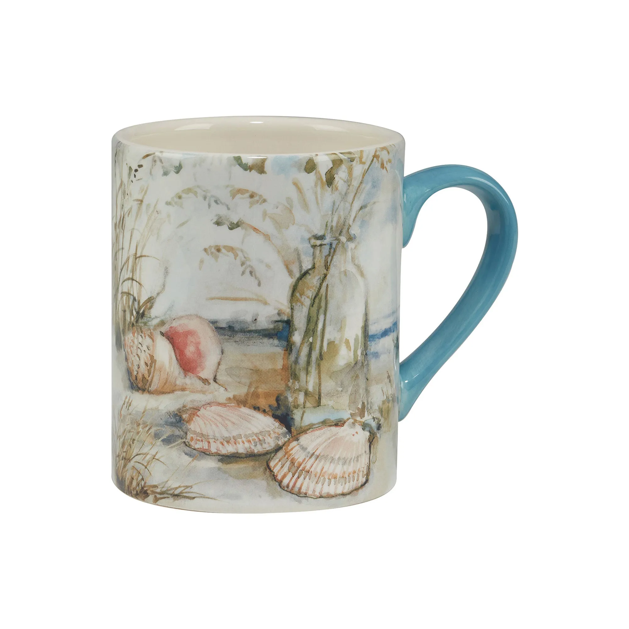 Certified International Coastal Landscape 4-Pc. Coffee Mug 29237SET4 - BLUE ONE SIZE