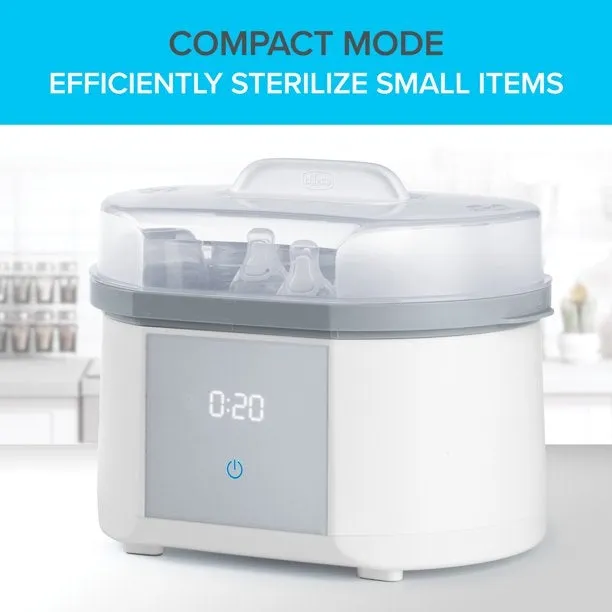 Chicco Advanced Electric Steam Sterilizer & Dryer - White/Grey