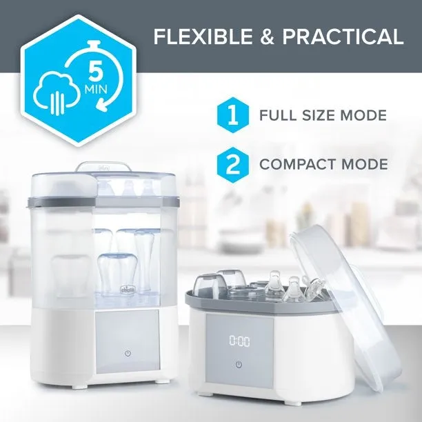 Chicco Advanced Electric Steam Sterilizer & Dryer - White/Grey