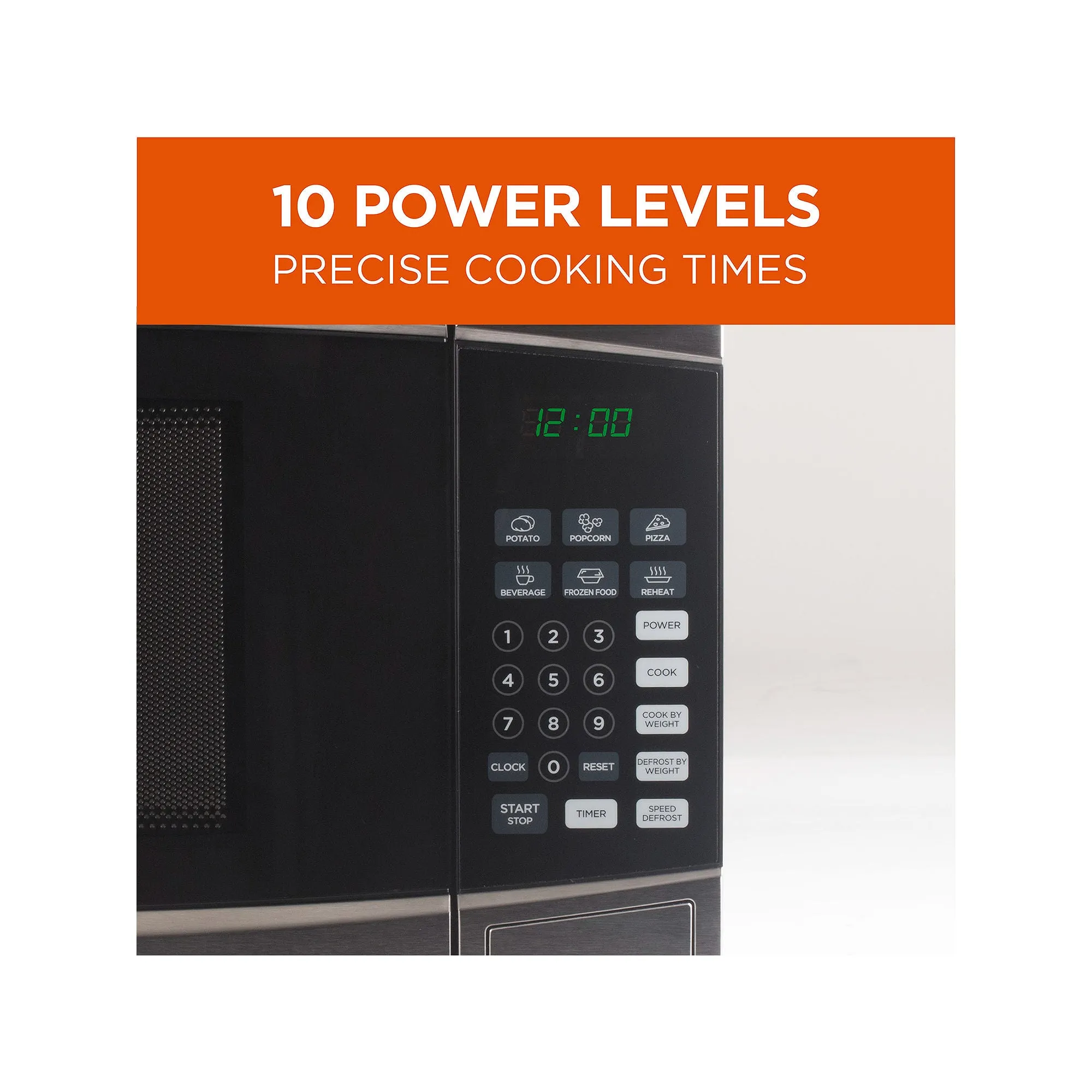 Commercial Chef 1.6-Cu. Ft. Countertop Microwave - Stainless Steel Front CHM16100S6C - ST STEEL ONE SIZE