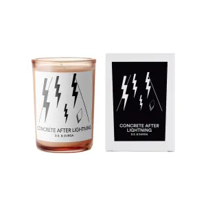 Concrete After Lightning Candle
