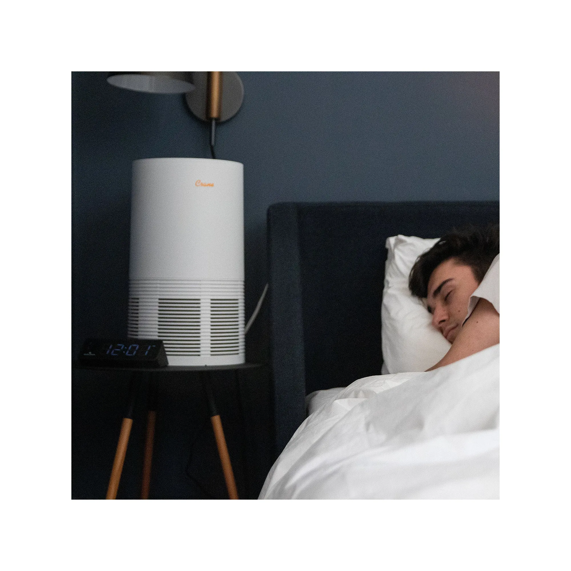 Crane True Hepa Air Purifier With Germicidal Uv Light, 300 Sq Ft. Coverage, Premium EE-5068 - WHITE ONE SIZE