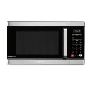 Cuisinart CMW-110 1.1 cu. ft Counter Top Microwave with Sensor Cook and Inverter Technology in Black and Stainless steel