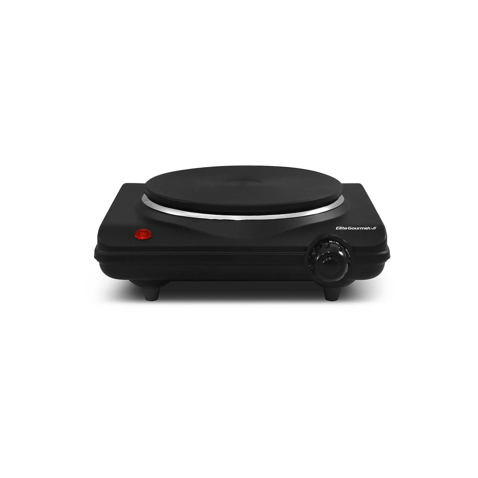 Elite Gourmet Single Cast Electric Burner Hot Plate Black ESB-301BF - BLACK ONE SIZE
