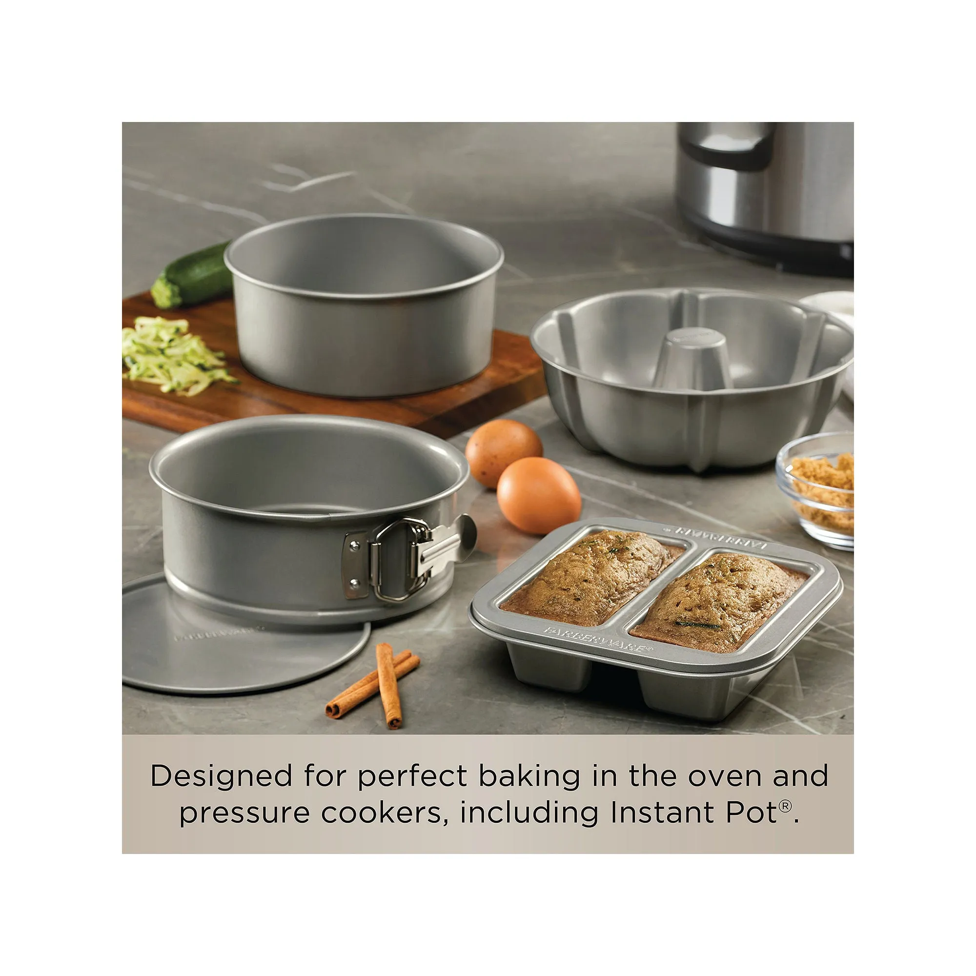 Farberware 4-Pc. Non-Stick Bakeware Set - GRAY ONE SIZE