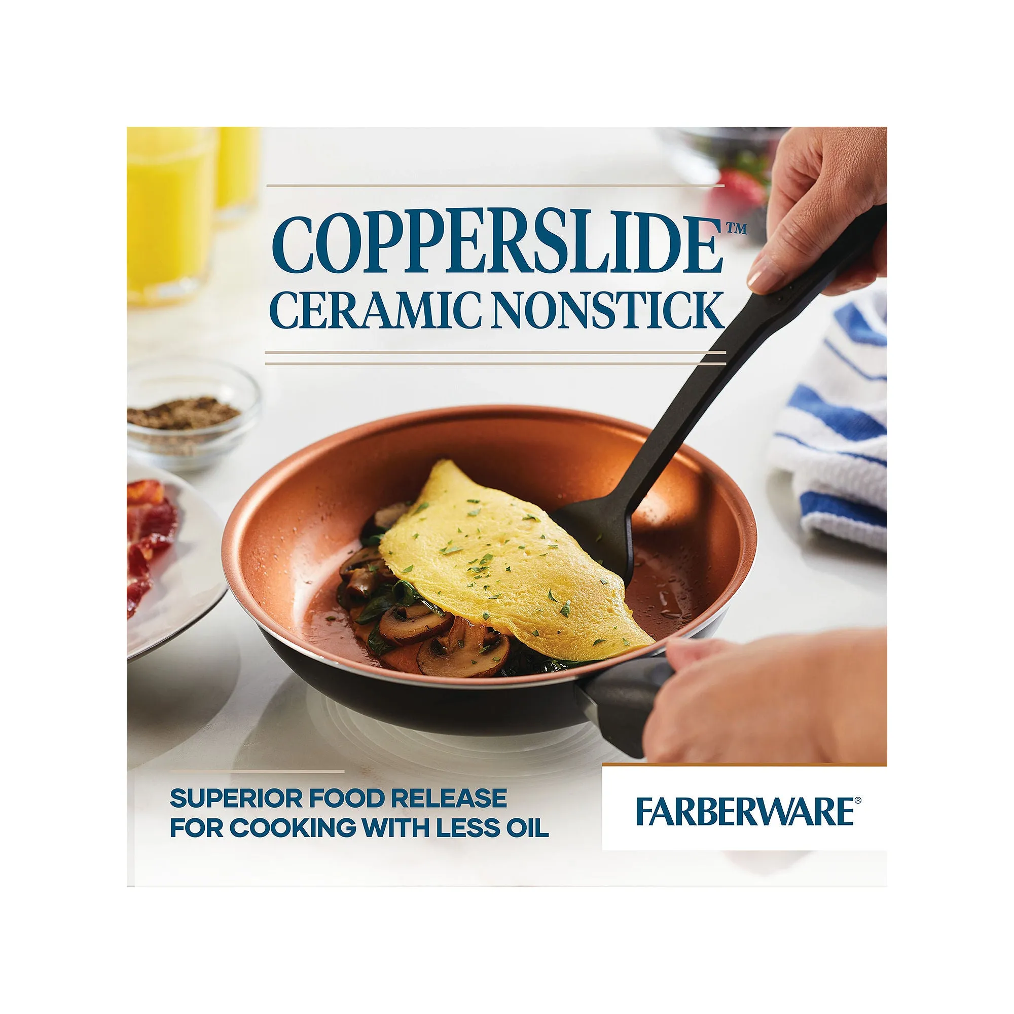 Farberware 8" Covered Egg Poacher - LIGHT GRAY ONE SIZE