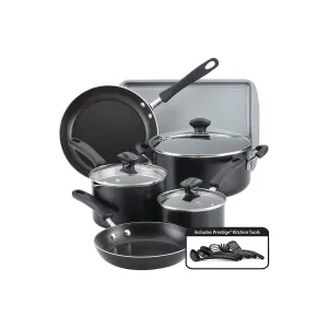 Farberware Cookstart 15-Pc. Cookware Set - BLACK ONE SIZE