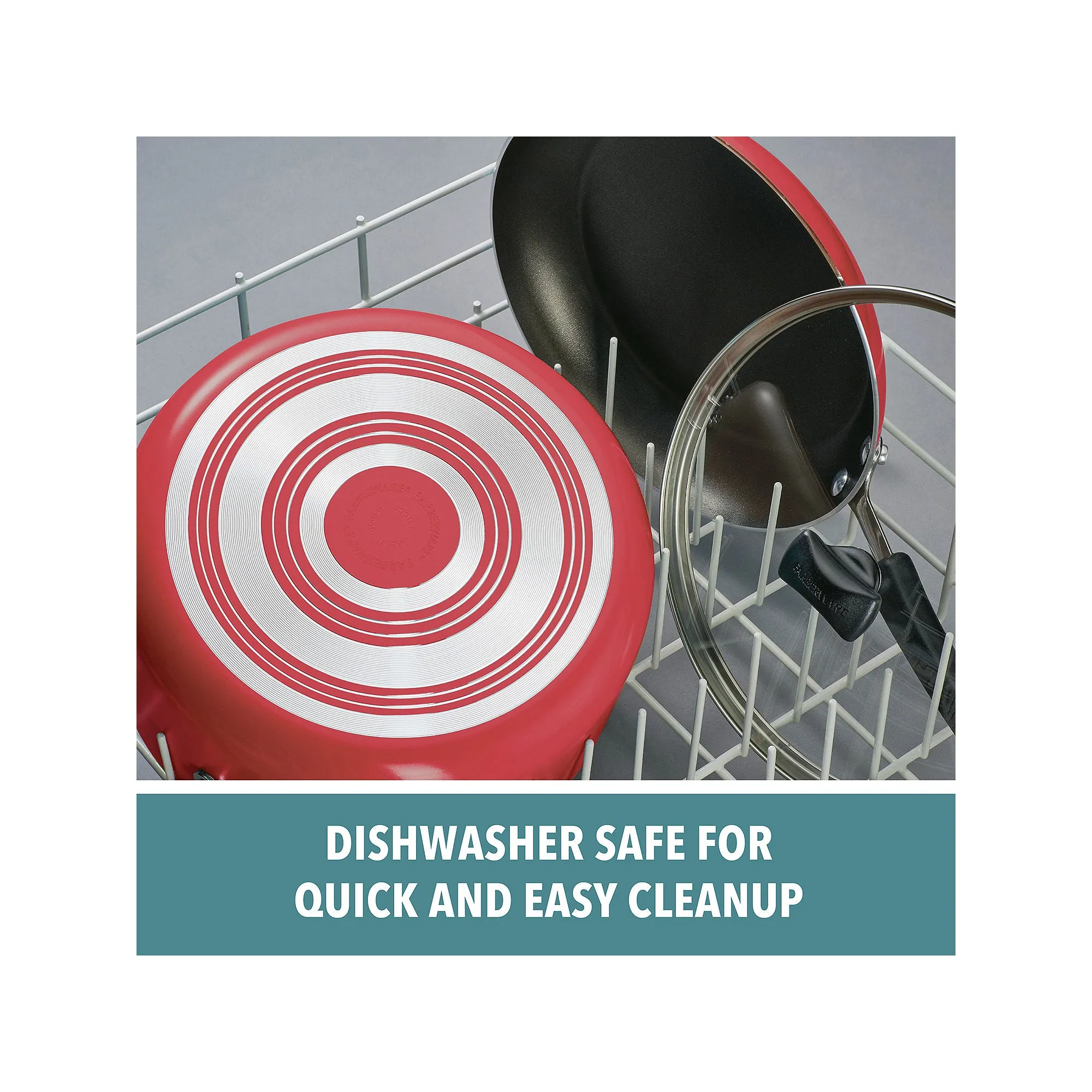 Farberware Cookstart 15-pc. Cookware Set Red