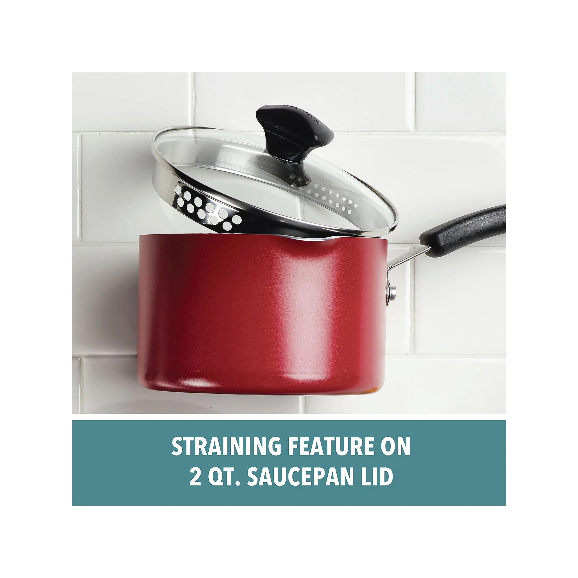 Farberware Cookstart 15-pc. Cookware Set Red
