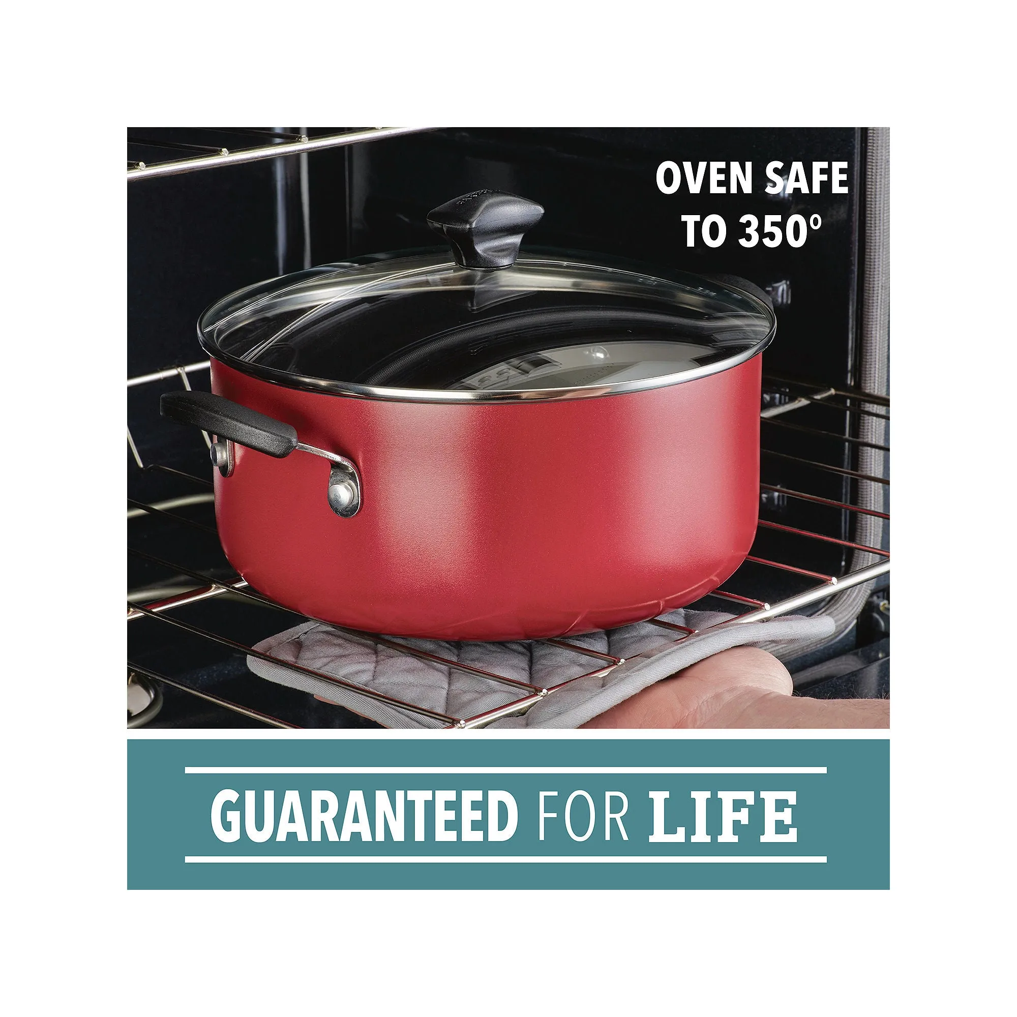 Farberware Cookstart 15-pc. Cookware Set Red