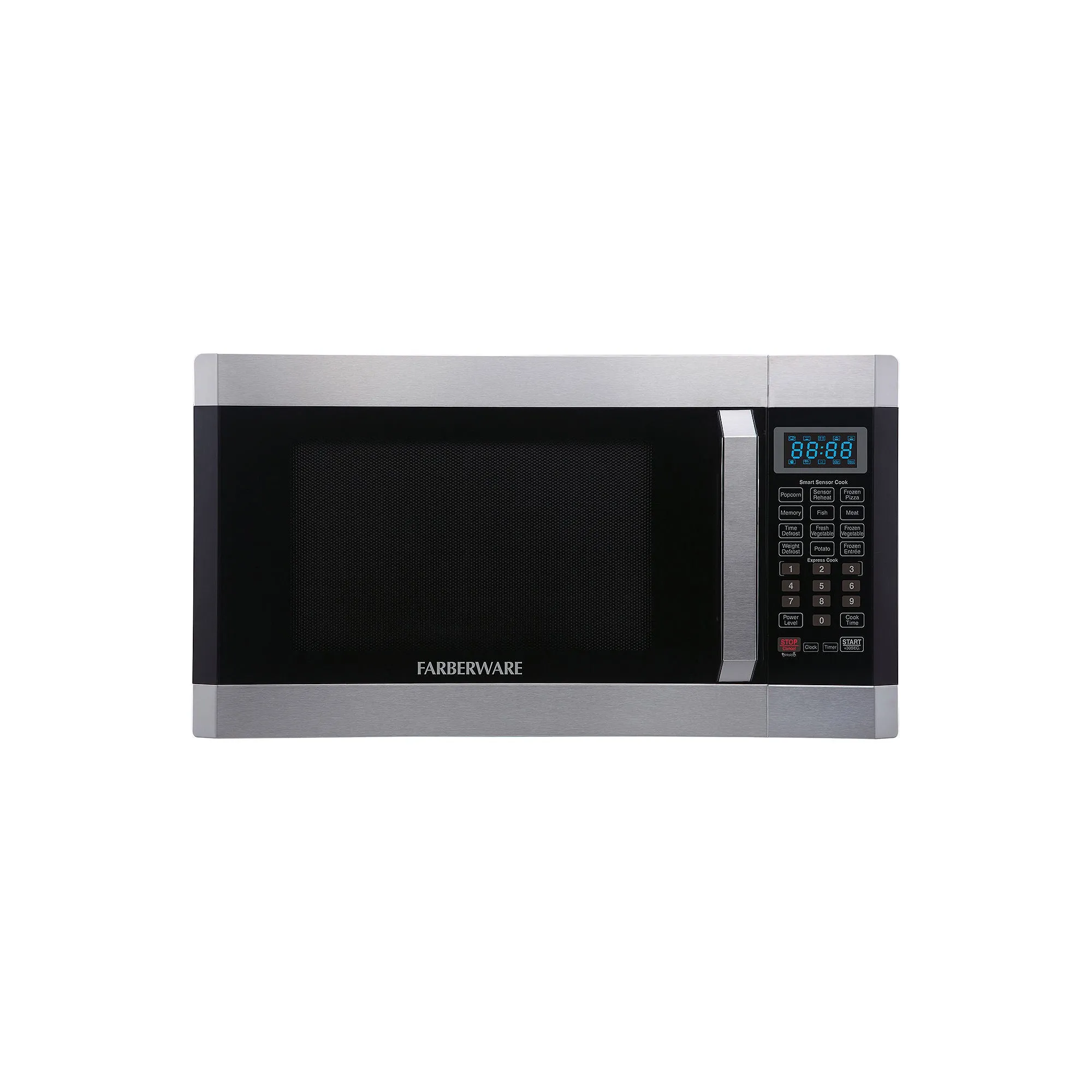 Farberware FMO11AHTBKO 1.1 Cubic Foot 1000 Watt Countertop Microwave Oven, Black