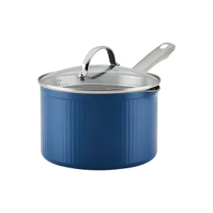 Farberware Style 3-Qt Non-Stick Sauce Pan - BLUE ONE SIZE