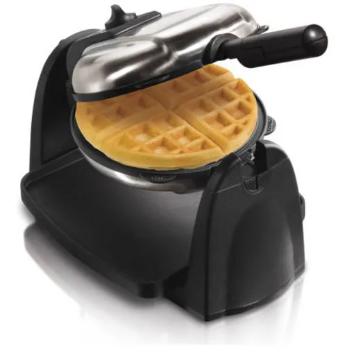 Flip Belgian Waffle Maker with Removable Non Stick Grids-DISCONTINUED