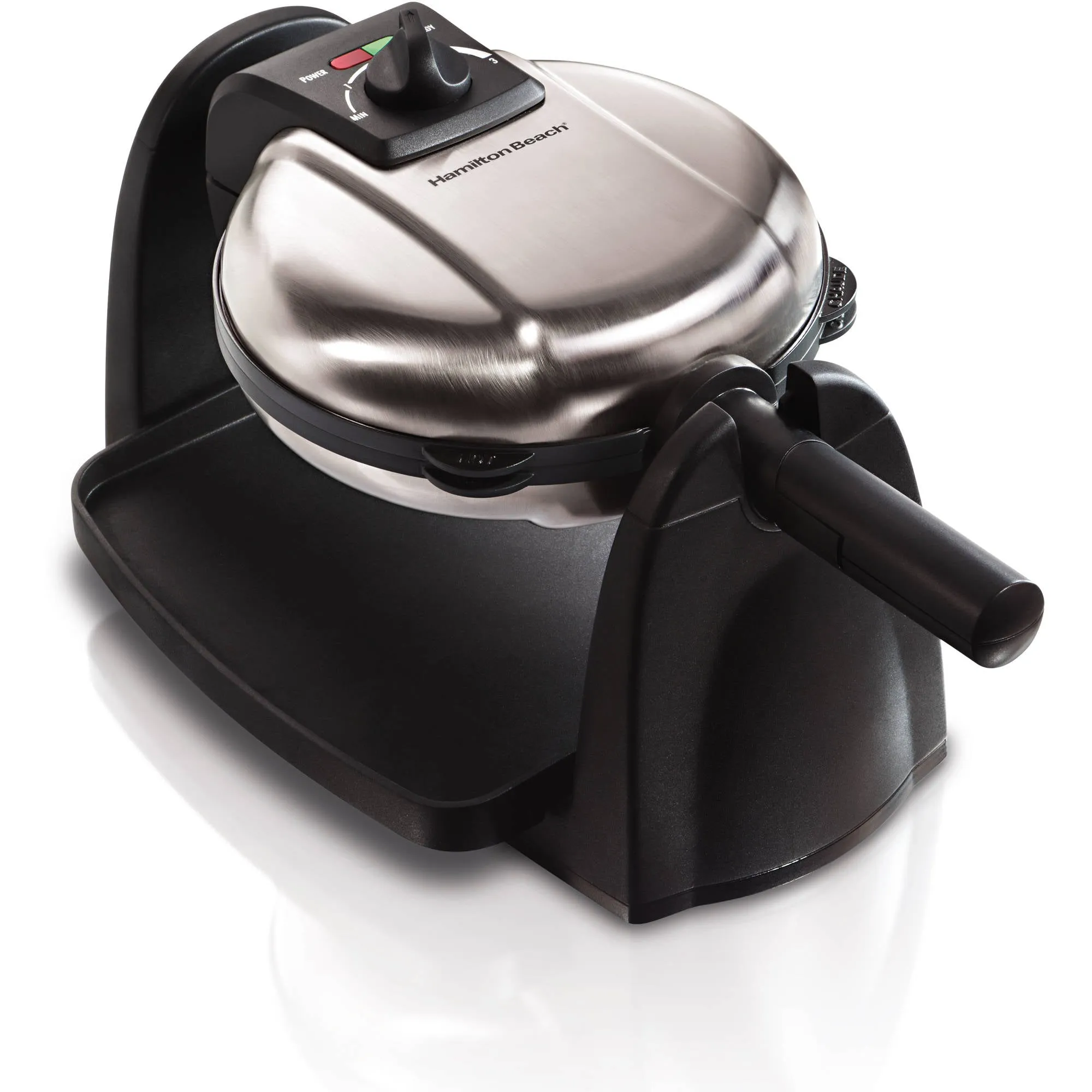 Flip Belgian Waffle Maker with Removable Non Stick Grids-DISCONTINUED