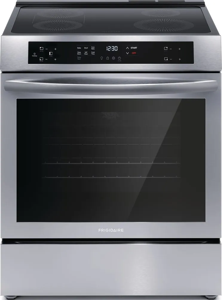 Frigidaire Kitchen Package with Smudge Proof Stainless Refrigerator, Induction Range & Built-In Dishwasher