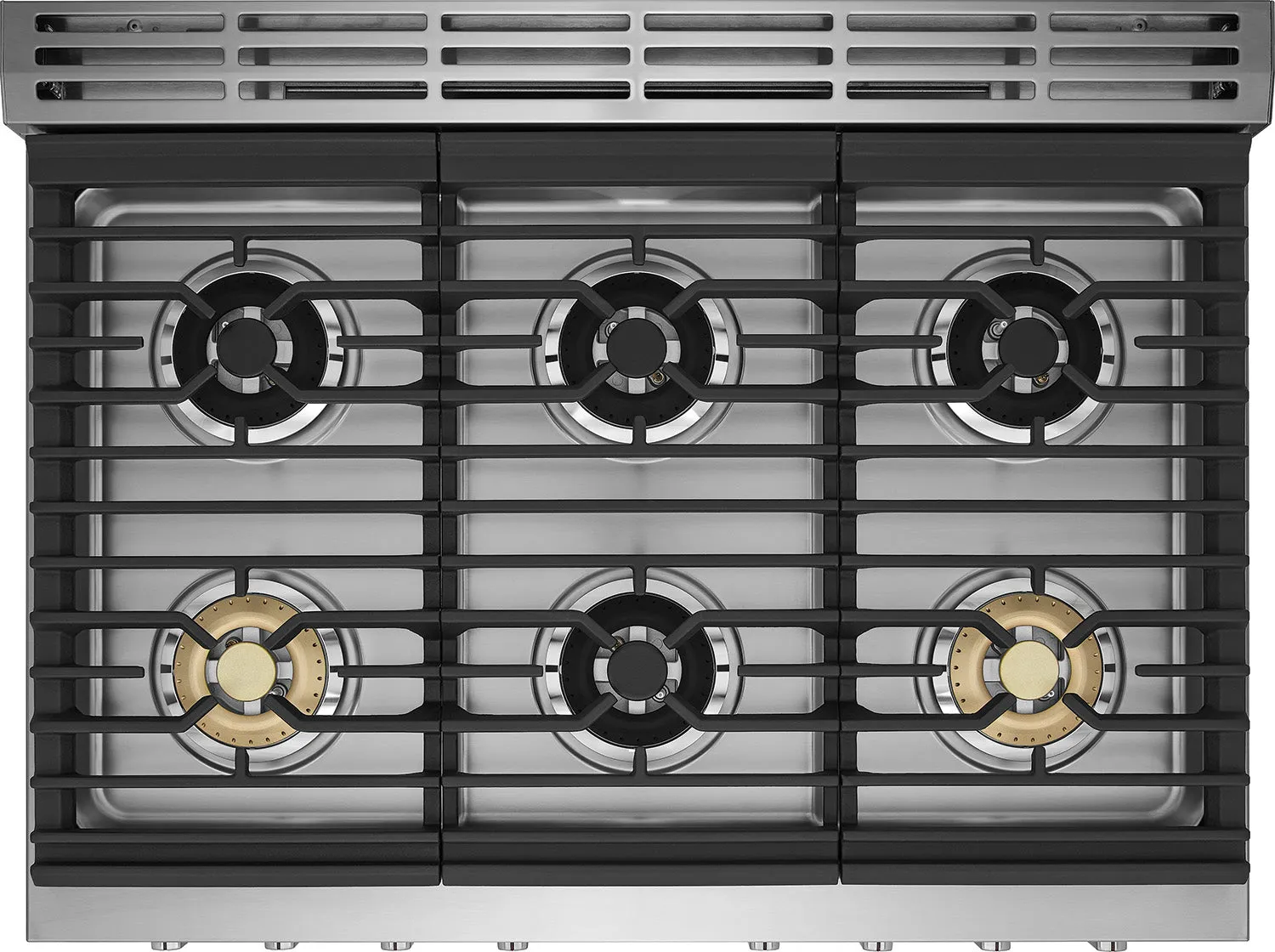 Frigidaire Professional Smudge-Proof Stainless Steel 36" Dual-Fuel Freestanding Range (4.4 Cu. Ft) - PCFD3670AF