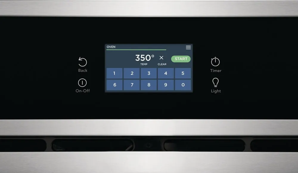 Frigidaire Stainless Steel 27" Single Electric Wall Oven with Fan Convection (3.8 Cu.Ft.) - FCWS2727AS