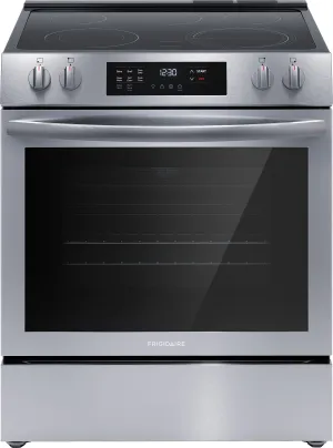 Frigidaire Stainless Steel 30" Freestanding Electric Range (5.3 Cu. Ft.)- FCFE308CAS
