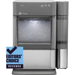 GE Appliances XPIO13SCSS GE Profile Opal 2.0 | Countertop Nugget Ice Maker with side tank | Ice Machine with WiFi Connectivity | Stainless Steel