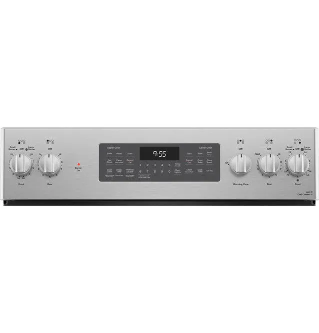 GE Profile™ 30" Smart Free-Standing Electric Double Oven Convection Range with No Preheat Air Fry