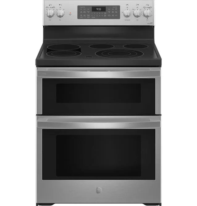GE Profile™ 30" Smart Free-Standing Electric Double Oven Convection Range with No Preheat Air Fry