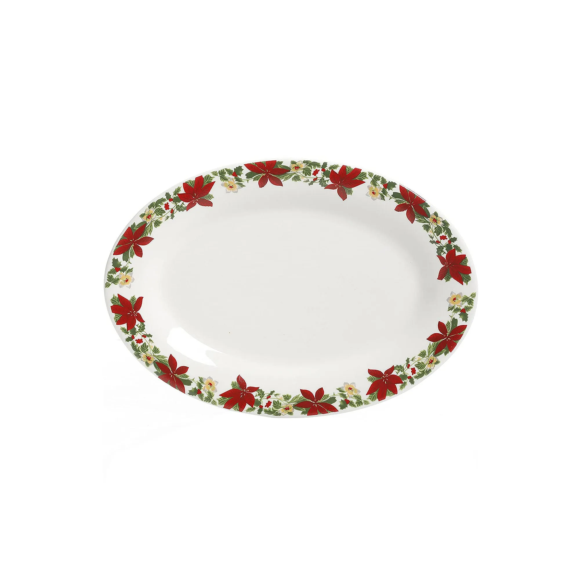 Gibson 7-Pc. Porcelain Serving Set 975114252M - RED ONE SIZE