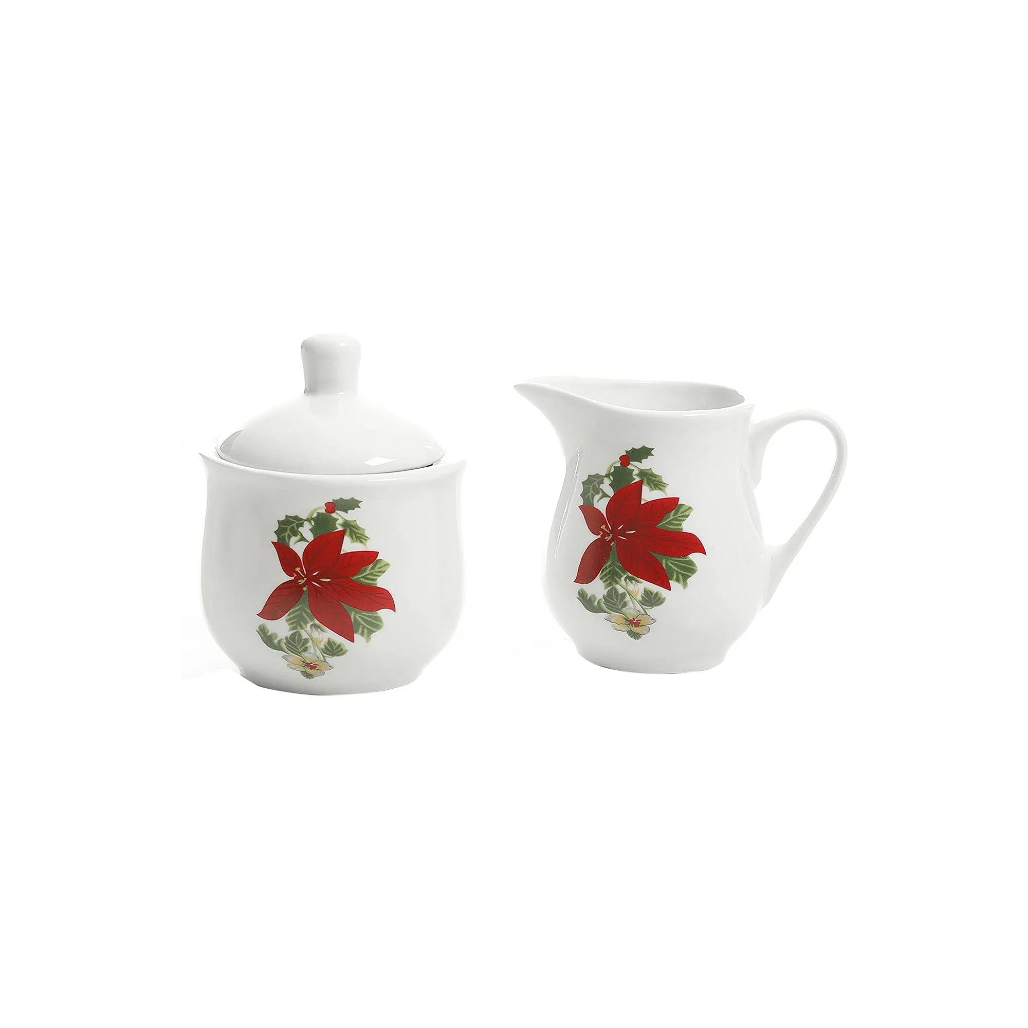 Gibson 7-Pc. Porcelain Serving Set 975114252M - RED ONE SIZE