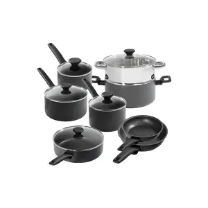 Granitestone Pro Premier 13-Pc. Aluminum Dishwasher Safe Non-Stick Cookware Set - BLACK ONE SIZE