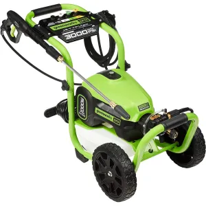 Greenworks 5113902VT Pro 3000 PSI 2.0 GPM Cold Water Electric Pressure Washer - Green